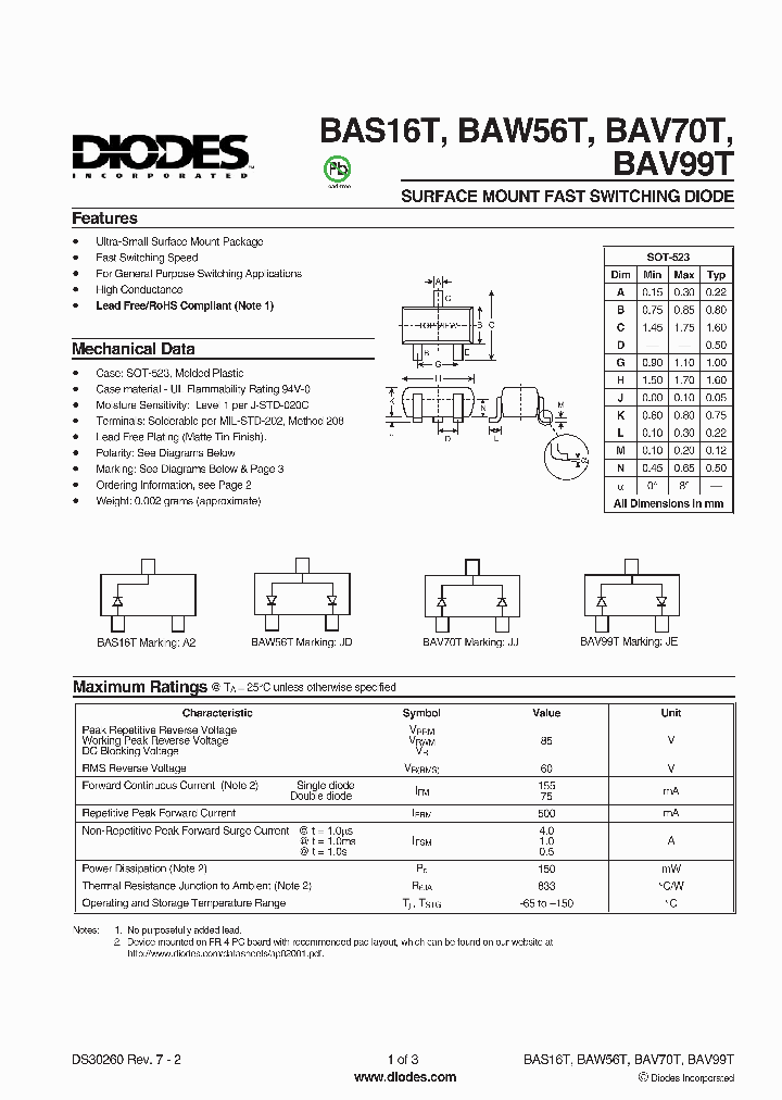 BAS16T-7-F_1995460.PDF Datasheet