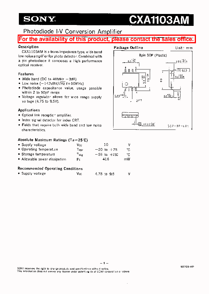 CXA1103AM_2010513.PDF Datasheet