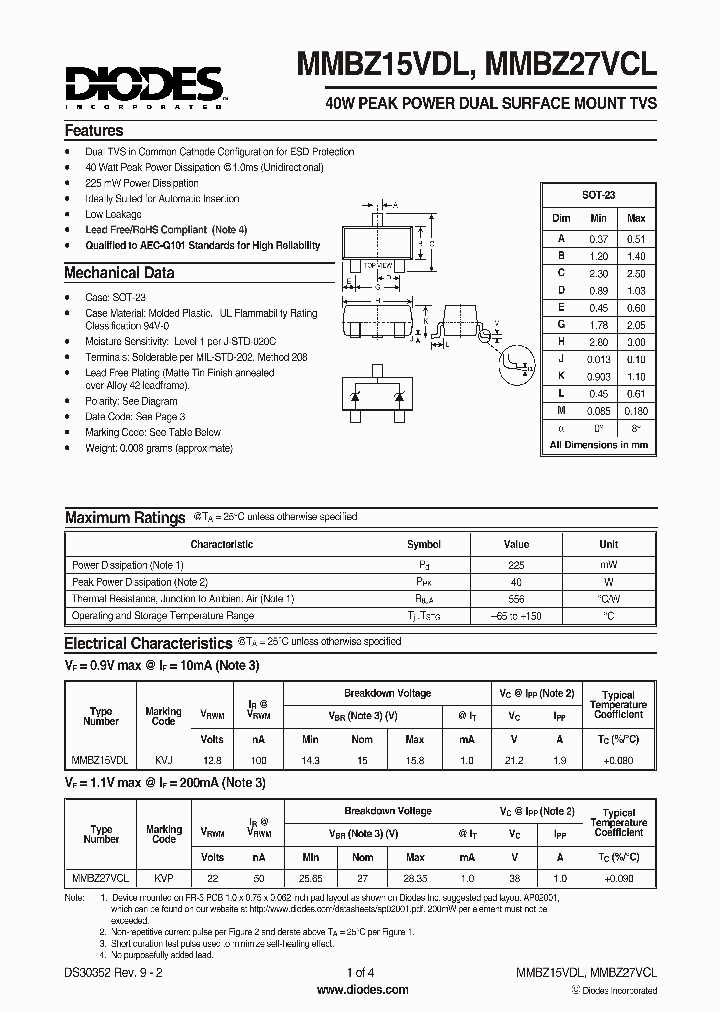 MMBZ15VDL-7-F_2016827.PDF Datasheet