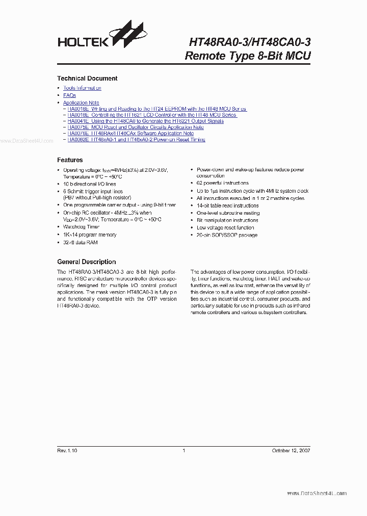 HT48CA0-3_2015891.PDF Datasheet