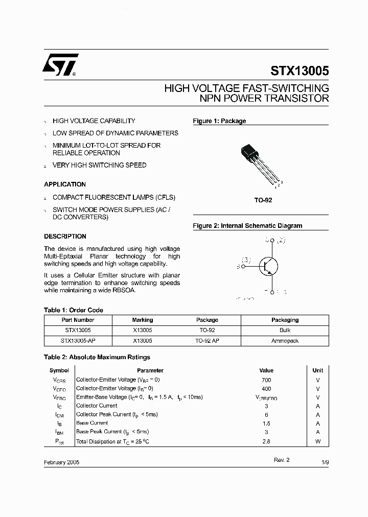 STX13005_2018384.PDF Datasheet