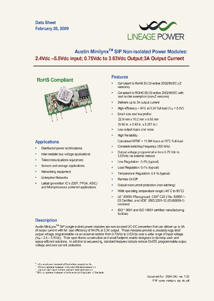 AXH003A0X4-Z_2022444.PDF Datasheet