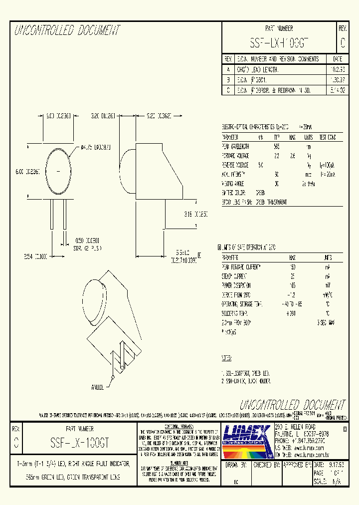SSF-LXH100GT_2034373.PDF Datasheet