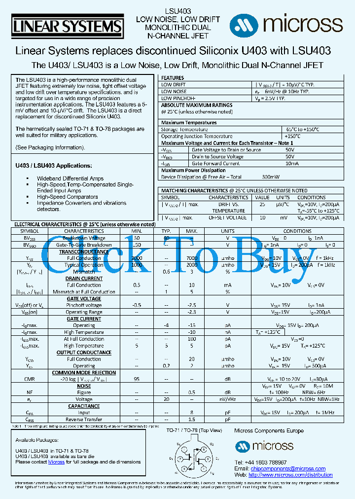 LSU403TO-71_2035540.PDF Datasheet