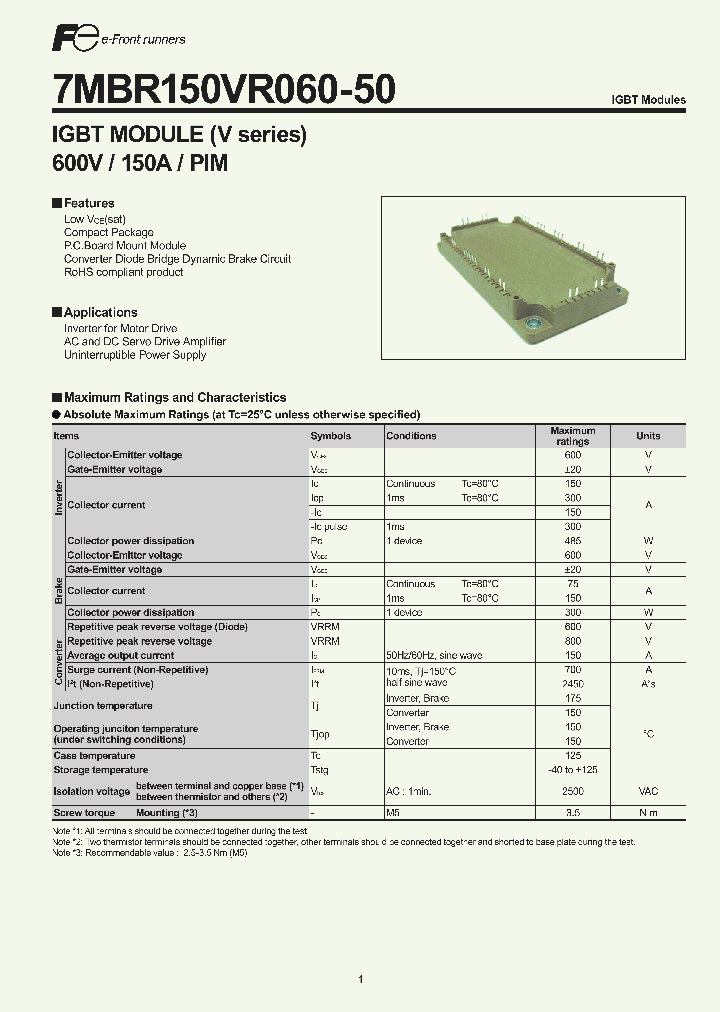 7MBR150VR060-50_2035697.PDF Datasheet