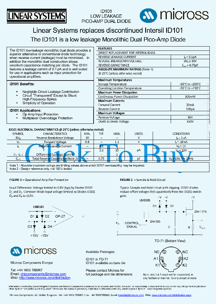 LSID101_2035449.PDF Datasheet