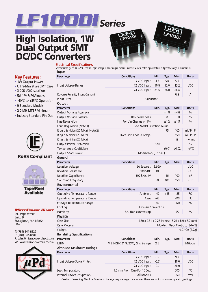 LF122DI_2046193.PDF Datasheet