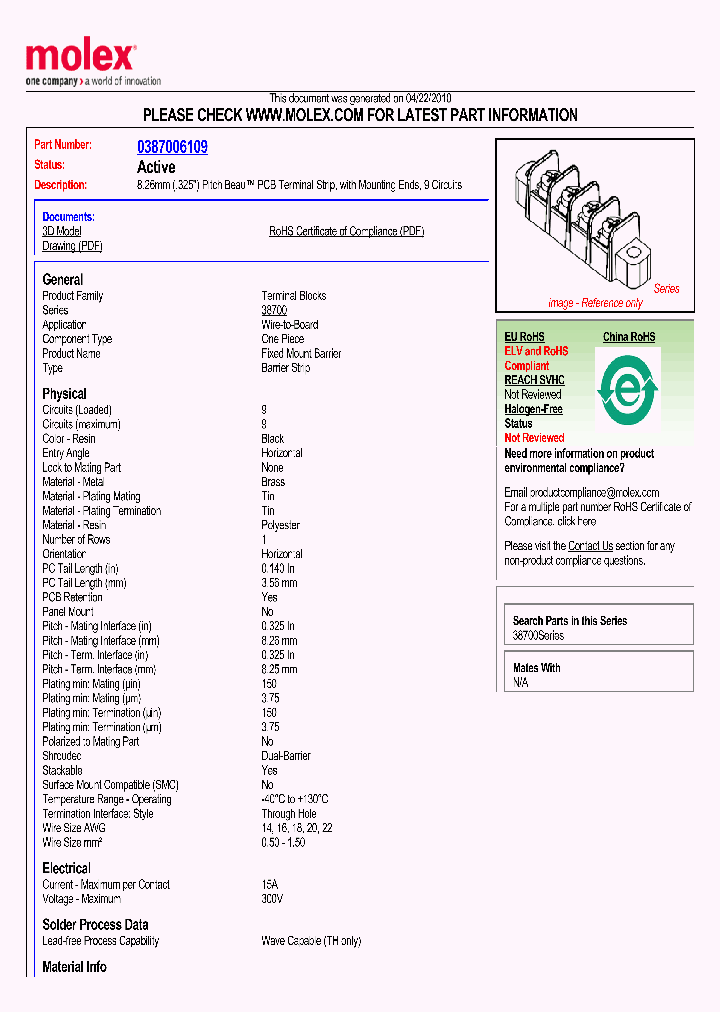 0387006109_2063940.PDF Datasheet