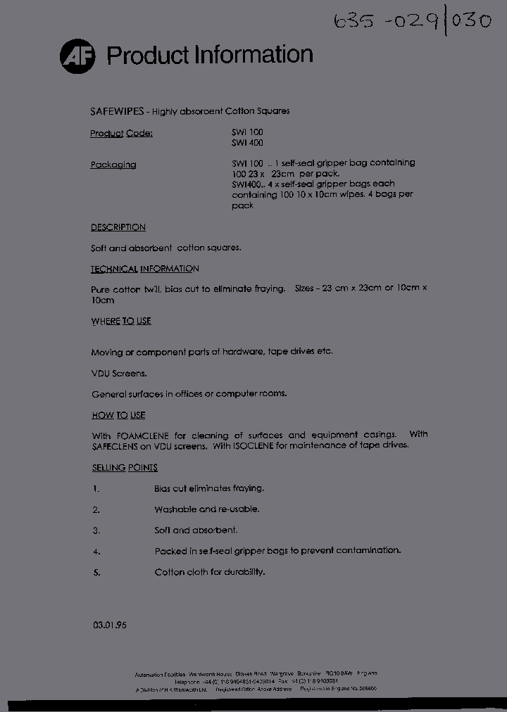 SWI100_2067638.PDF Datasheet