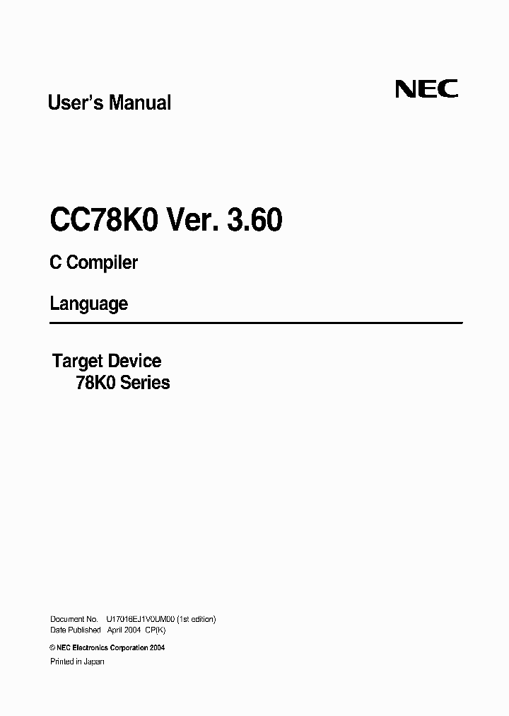 CC78K0_2073140.PDF Datasheet