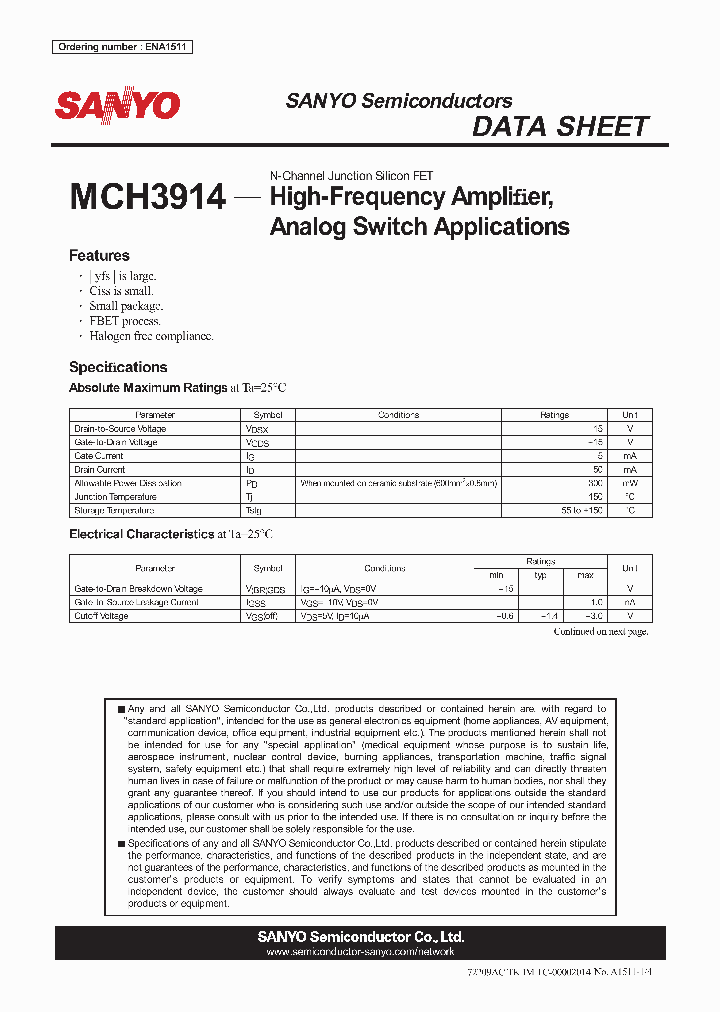 MCH3914_2083154.PDF Datasheet
