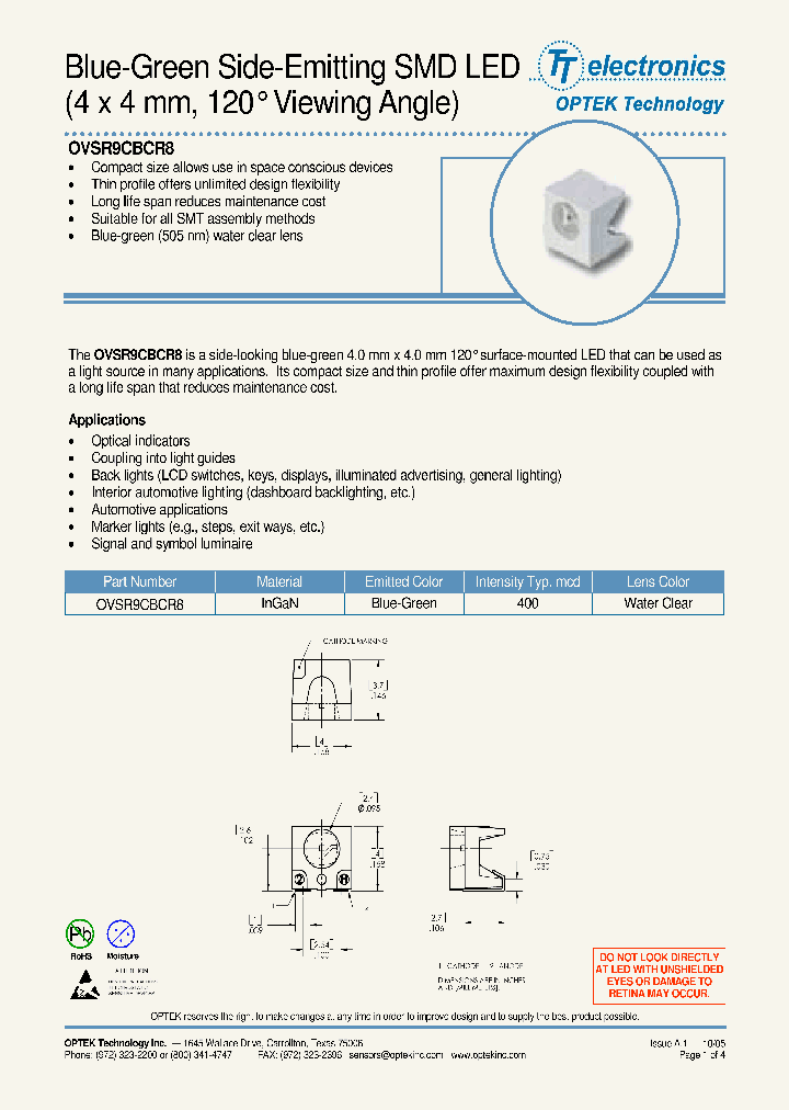 OVSR9CBCR8_2083920.PDF Datasheet