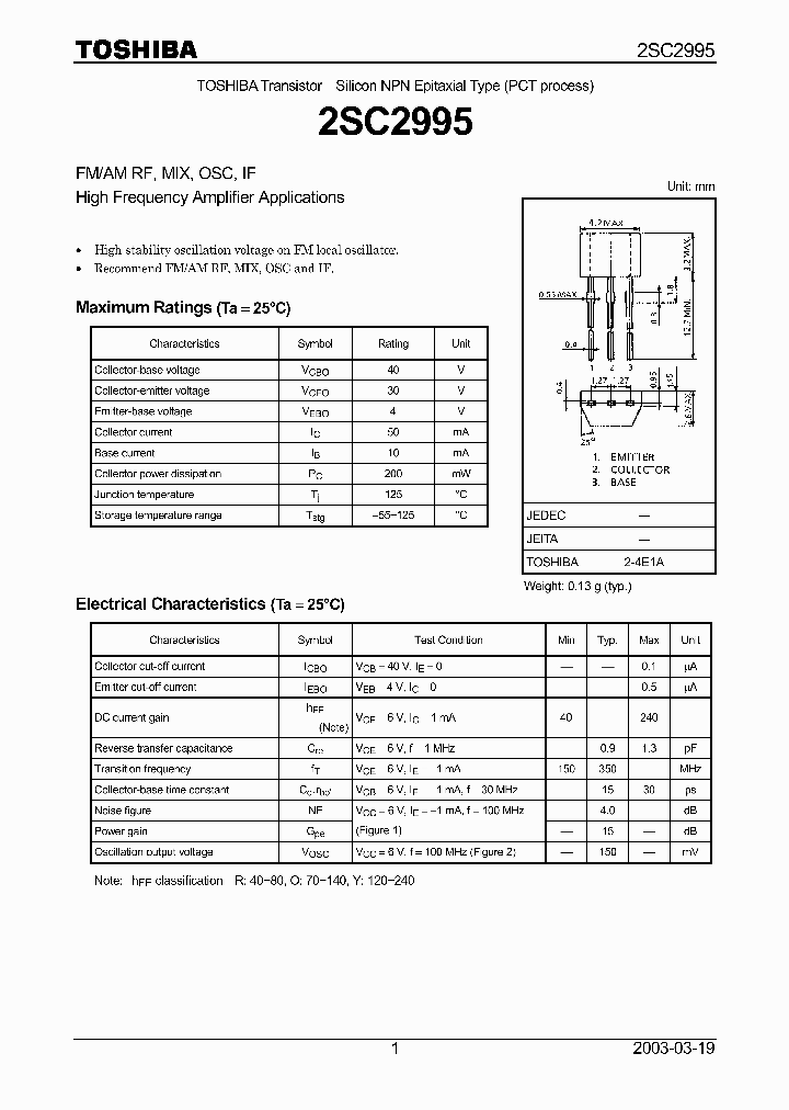 2SC2995_2086680.PDF Datasheet