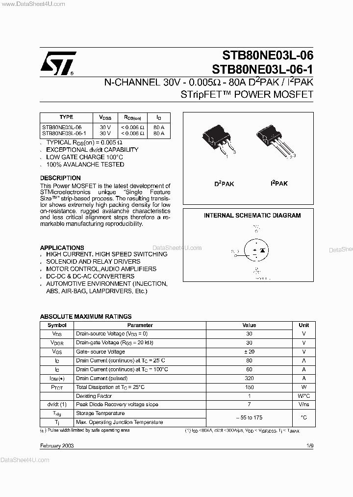 STB80NE03L-06_2087920.PDF Datasheet