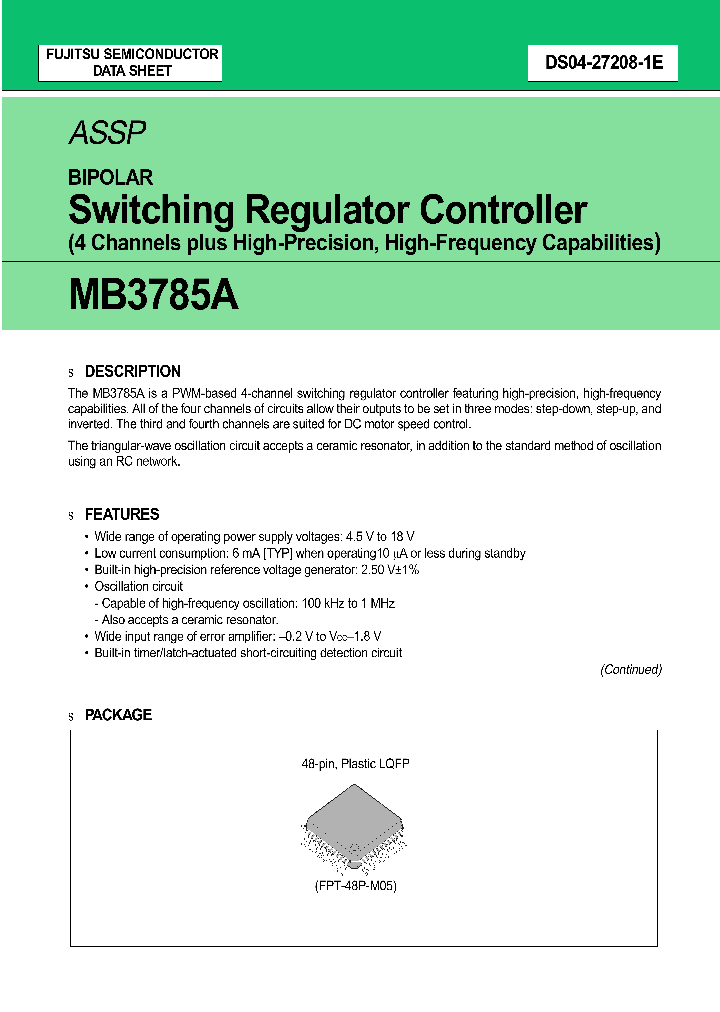 MB3785_2099572.PDF Datasheet