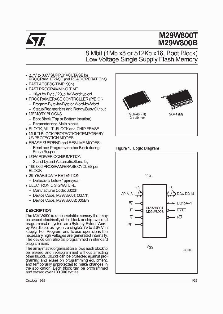 M29W800B_2109311.PDF Datasheet