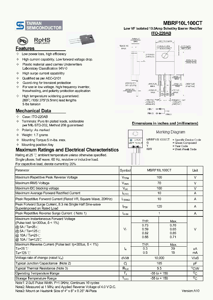 MBRF10L100CTC0_2116632.PDF Datasheet