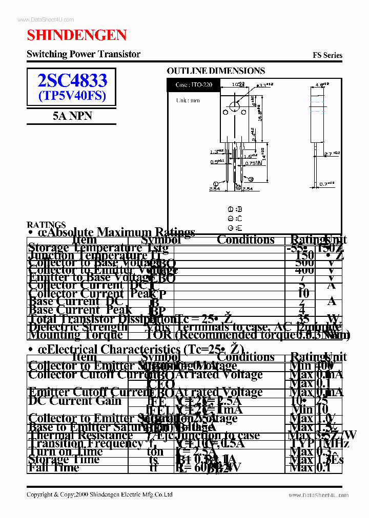 C4833_2122183.PDF Datasheet