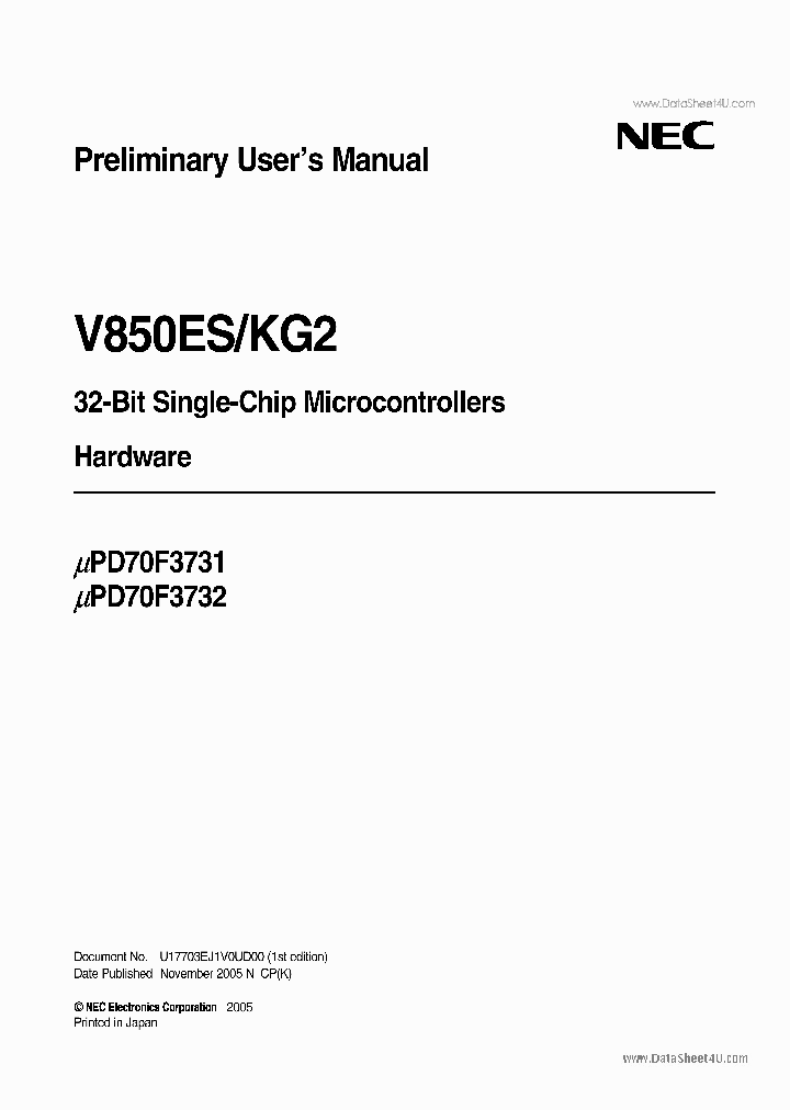 UPD70F3731_2124505.PDF Datasheet