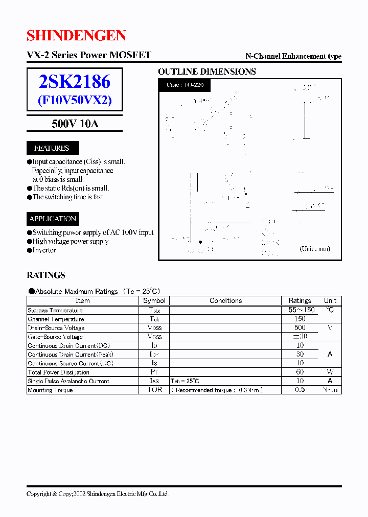 2SK2186_2138757.PDF Datasheet