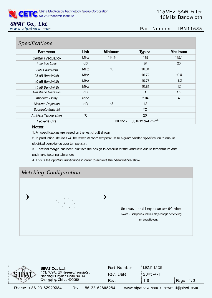 LBN11535_2146265.PDF Datasheet