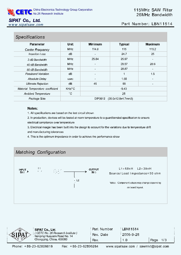 LBN11514_2146258.PDF Datasheet