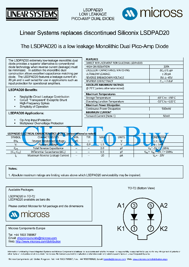 LSDPAD20TO-72_2152130.PDF Datasheet