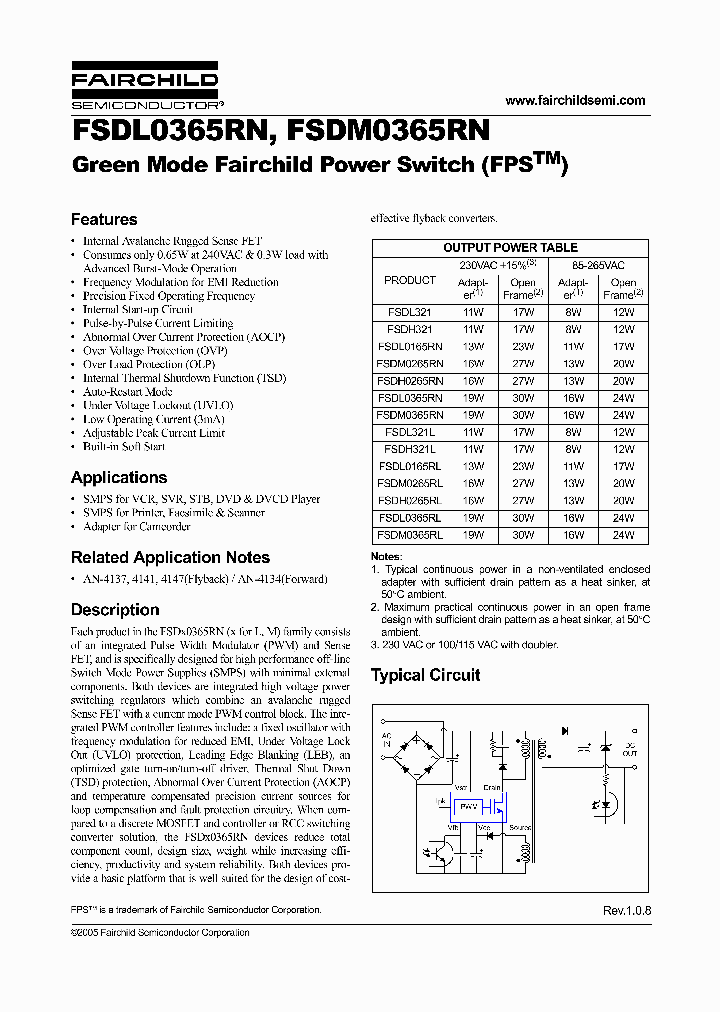 FSDL0365RN05_2180167.PDF Datasheet