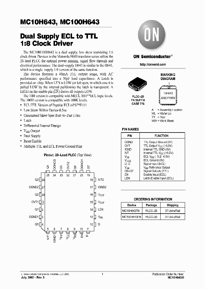 MC10H643-D_2211547.PDF Datasheet