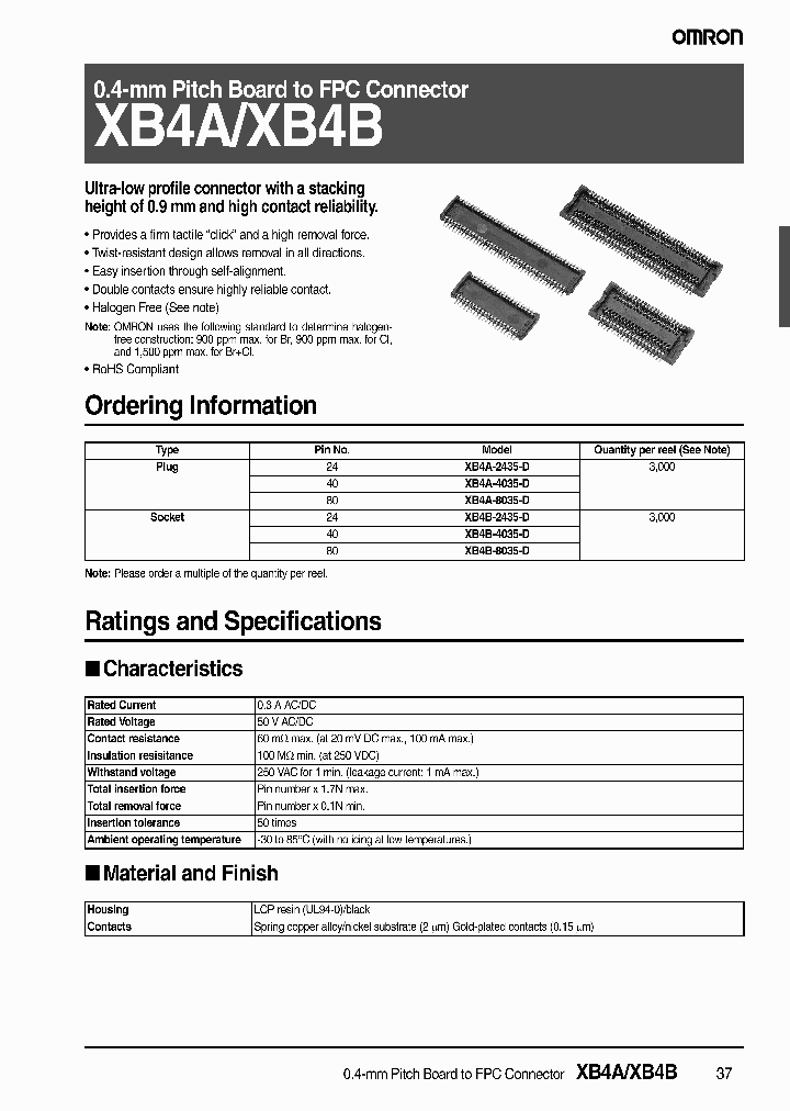 XB4A-4035-D_2212612.PDF Datasheet