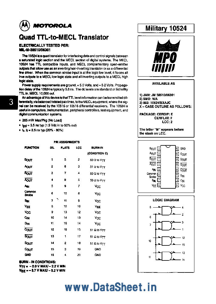 MC10524_2216484.PDF Datasheet
