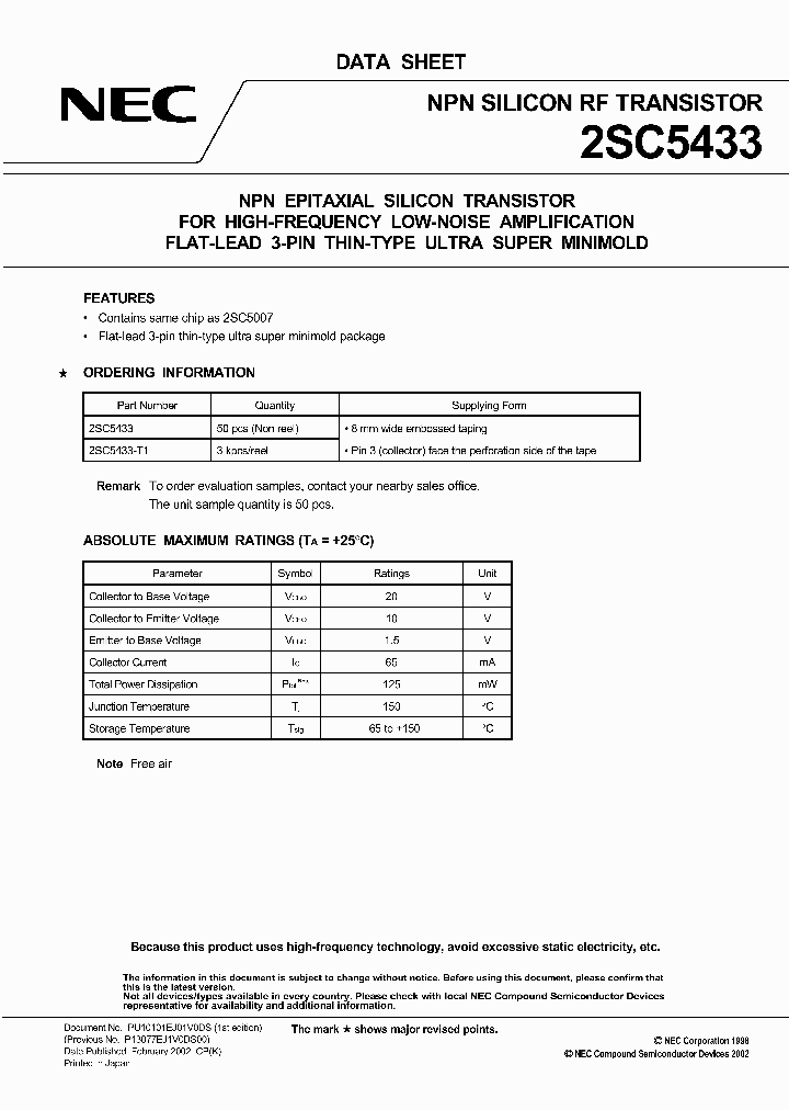 2SC5433NE681M03_2220867.PDF Datasheet