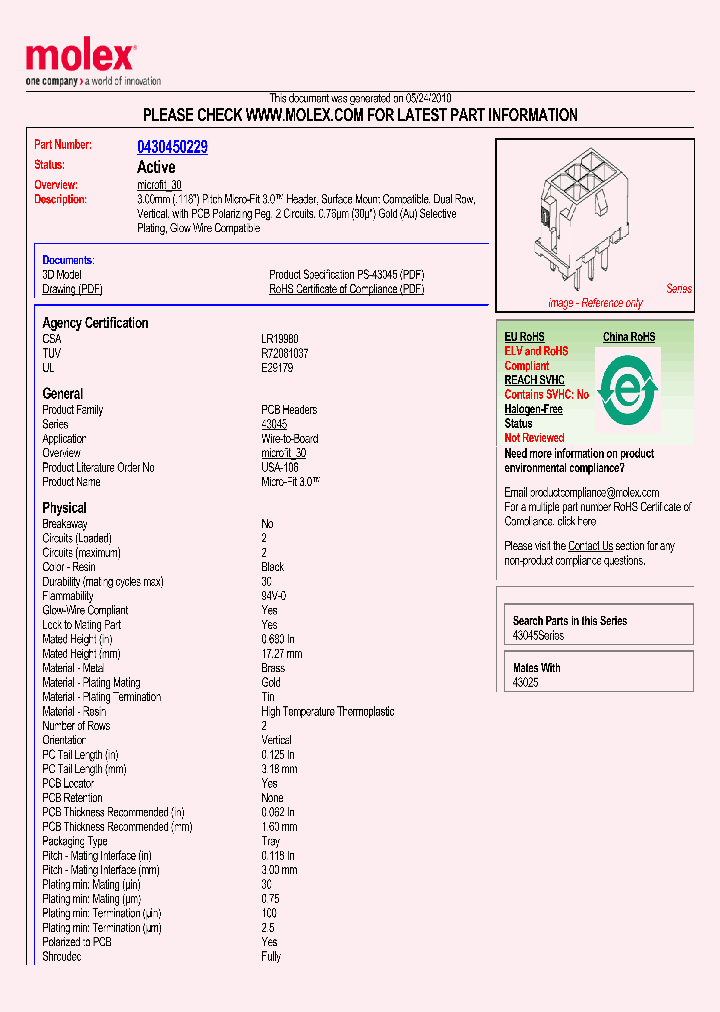 43045-0229_2223373.PDF Datasheet