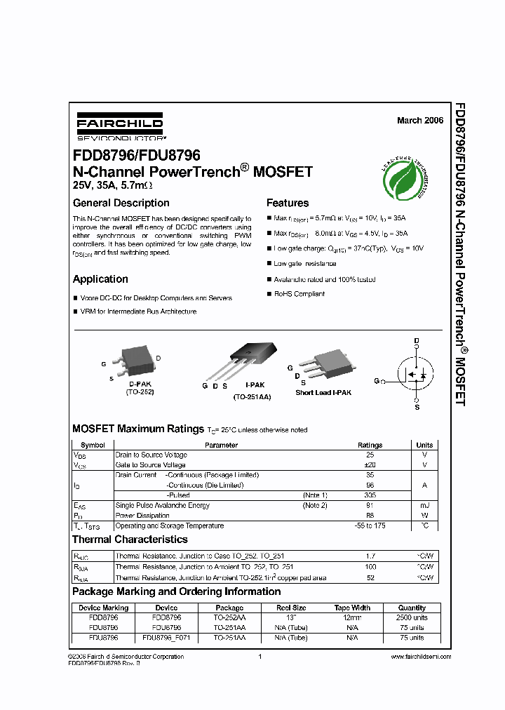 FDD8796_2228595.PDF Datasheet