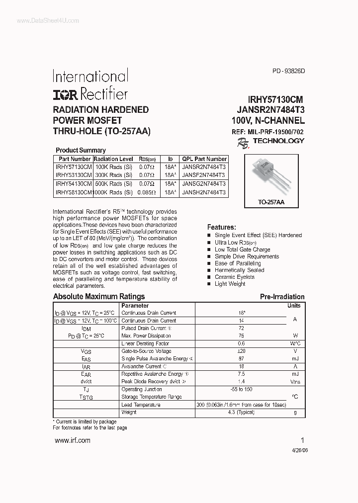 IRHY53130CM_2241243.PDF Datasheet