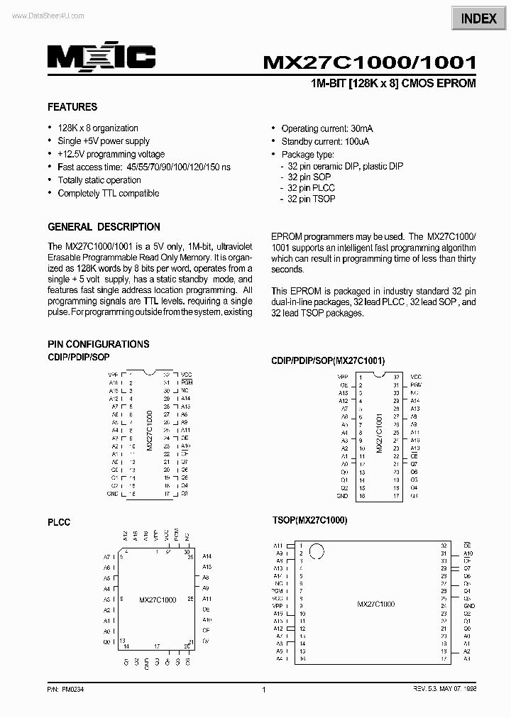 MX27C1000_2242174.PDF Datasheet