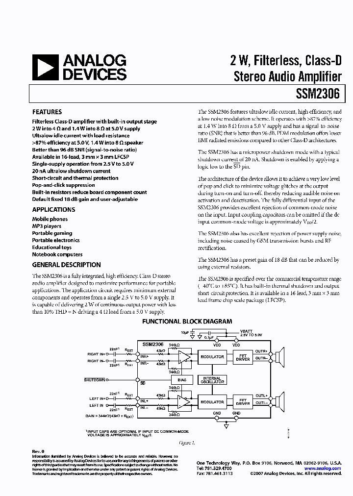 SSM2306CPZ-REEL_2254188.PDF Datasheet