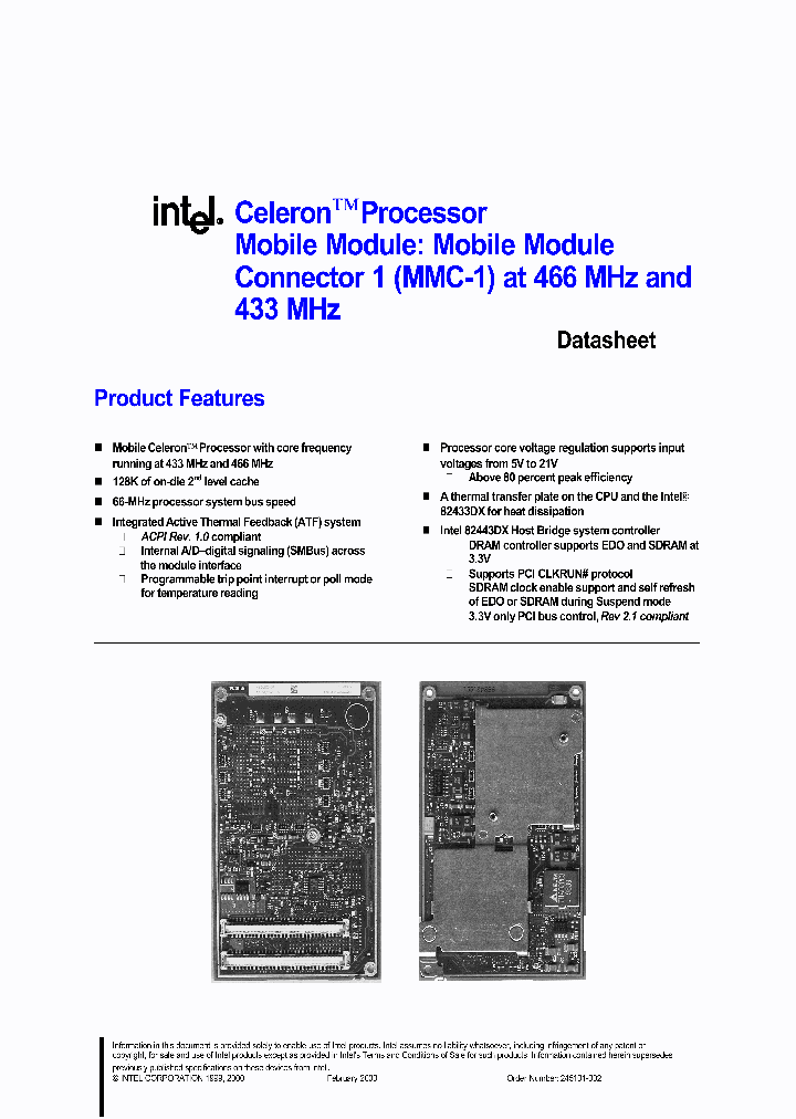 CELERONCPUMOBILEMODULE_2264448.PDF Datasheet