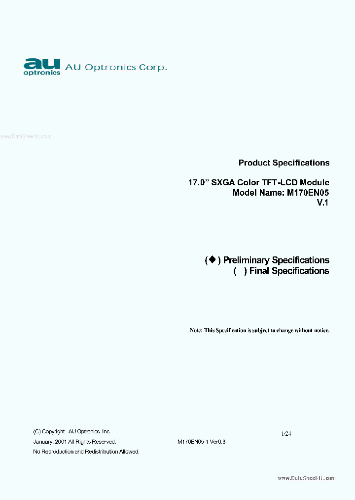 M170EN05_2270034.PDF Datasheet