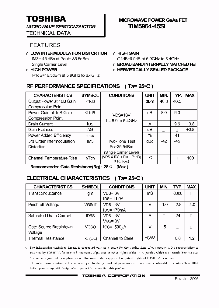 TIM5964-45SL06_2272019.PDF Datasheet