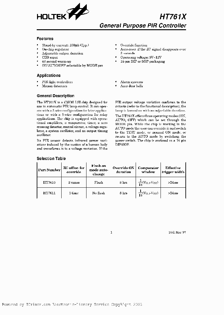 HT7611B16DIP_2274368.PDF Datasheet