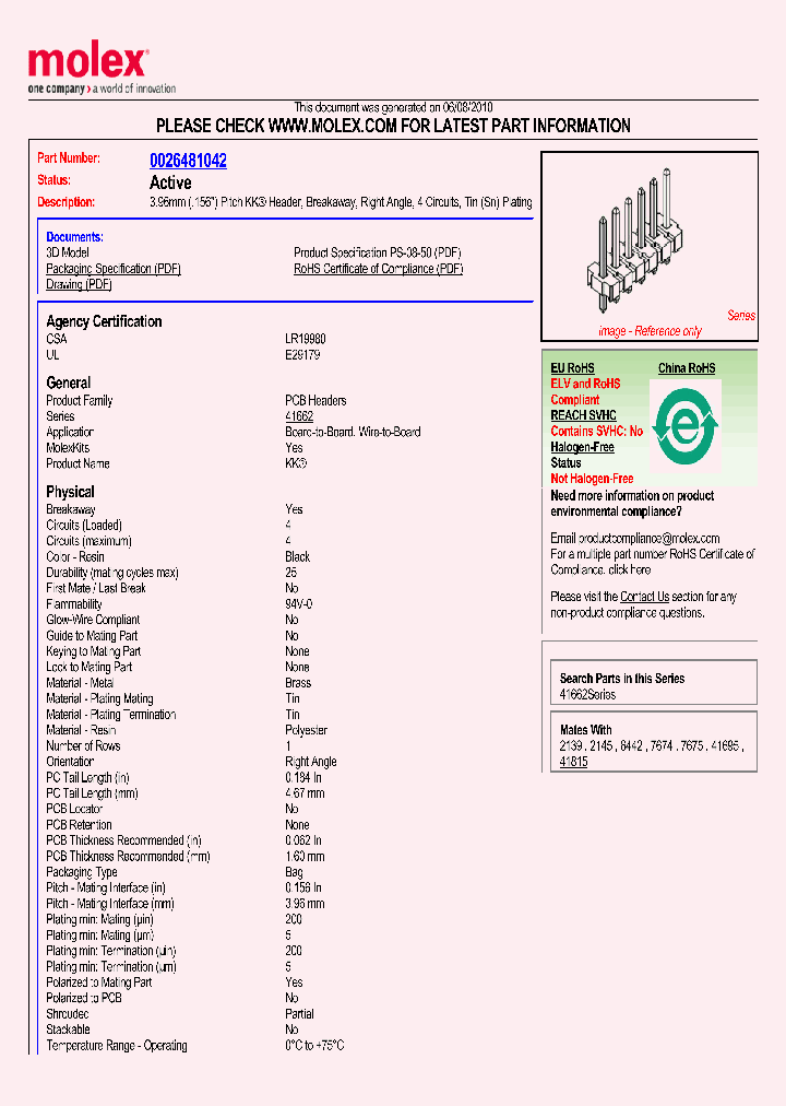 0026481042_2301349.PDF Datasheet