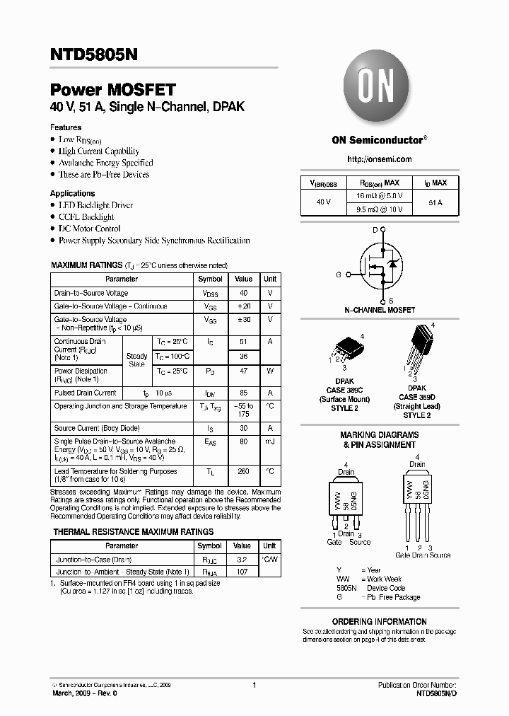 NTD5805N_2320598.PDF Datasheet