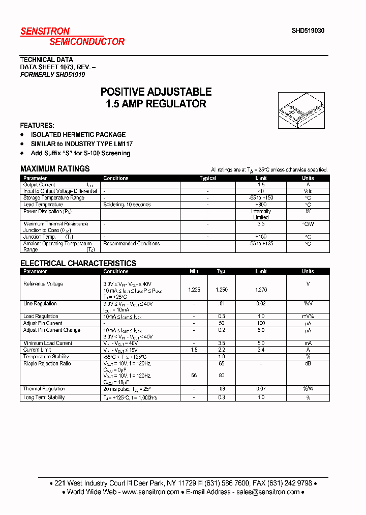 SHD519030_2320595.PDF Datasheet