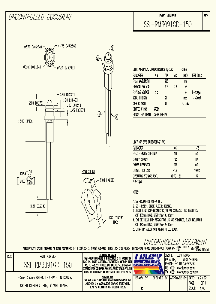 SSI-RM3091GD-150_2326565.PDF Datasheet