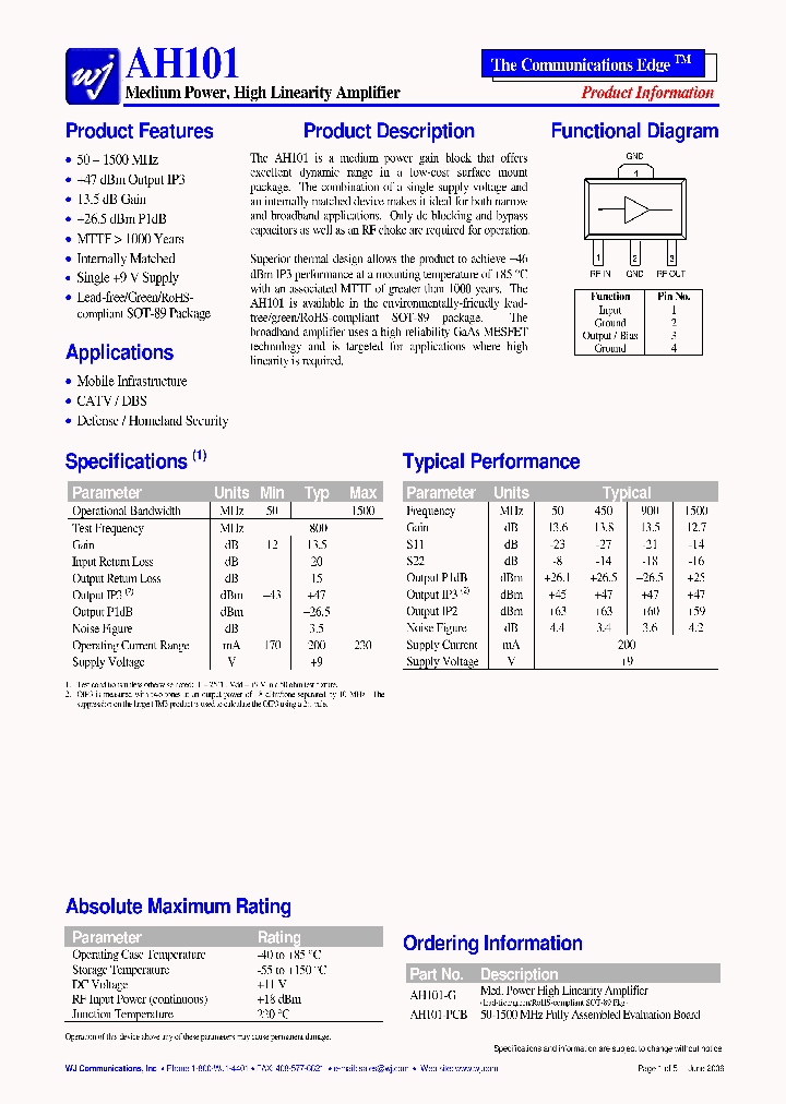 AH101-PCB_2369964.PDF Datasheet