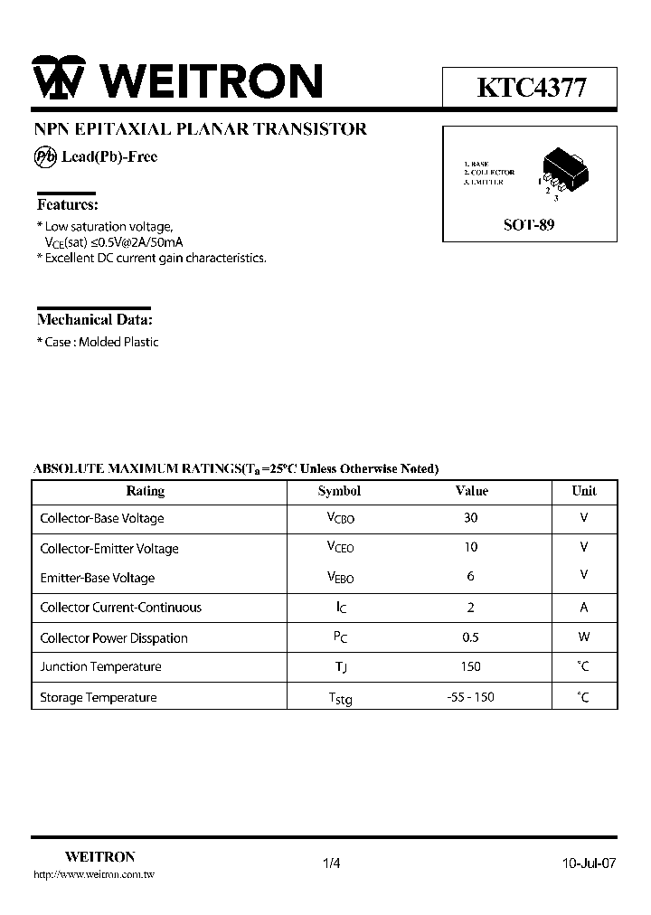 KTC4377_2379633.PDF Datasheet