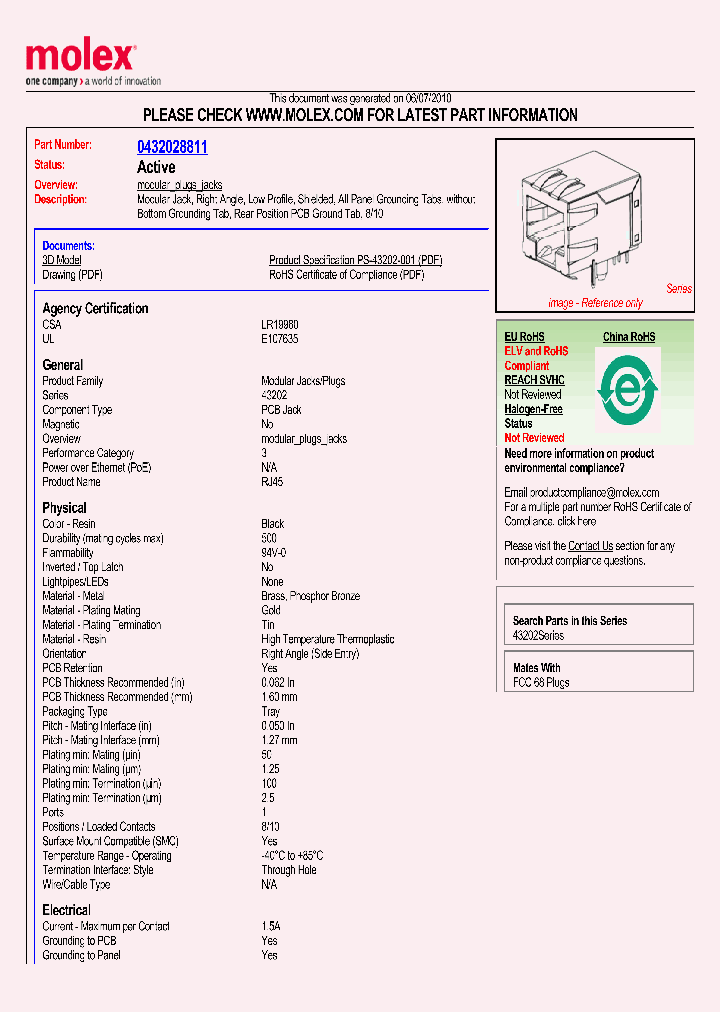43202-8811_2381544.PDF Datasheet