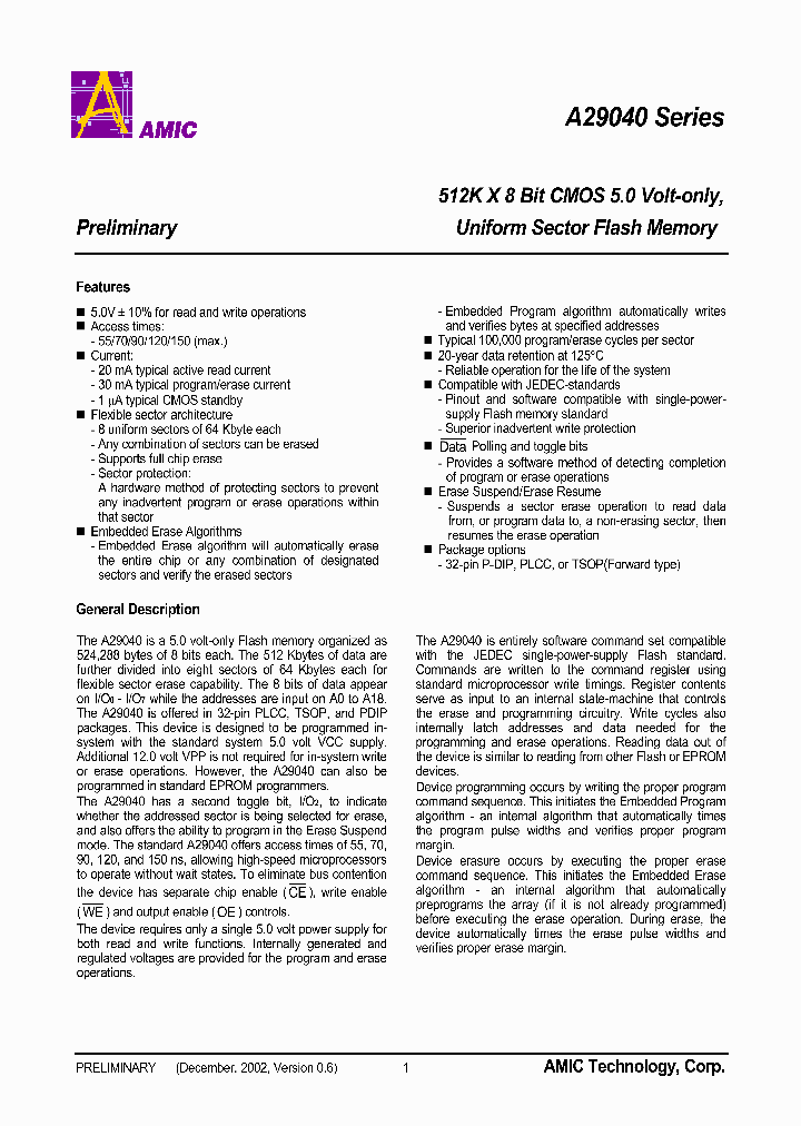 A29040SERIES_2387114.PDF Datasheet