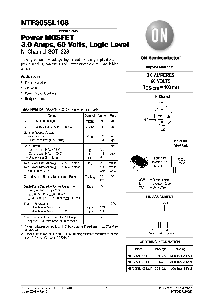 NTF3055L108D_2398438.PDF Datasheet